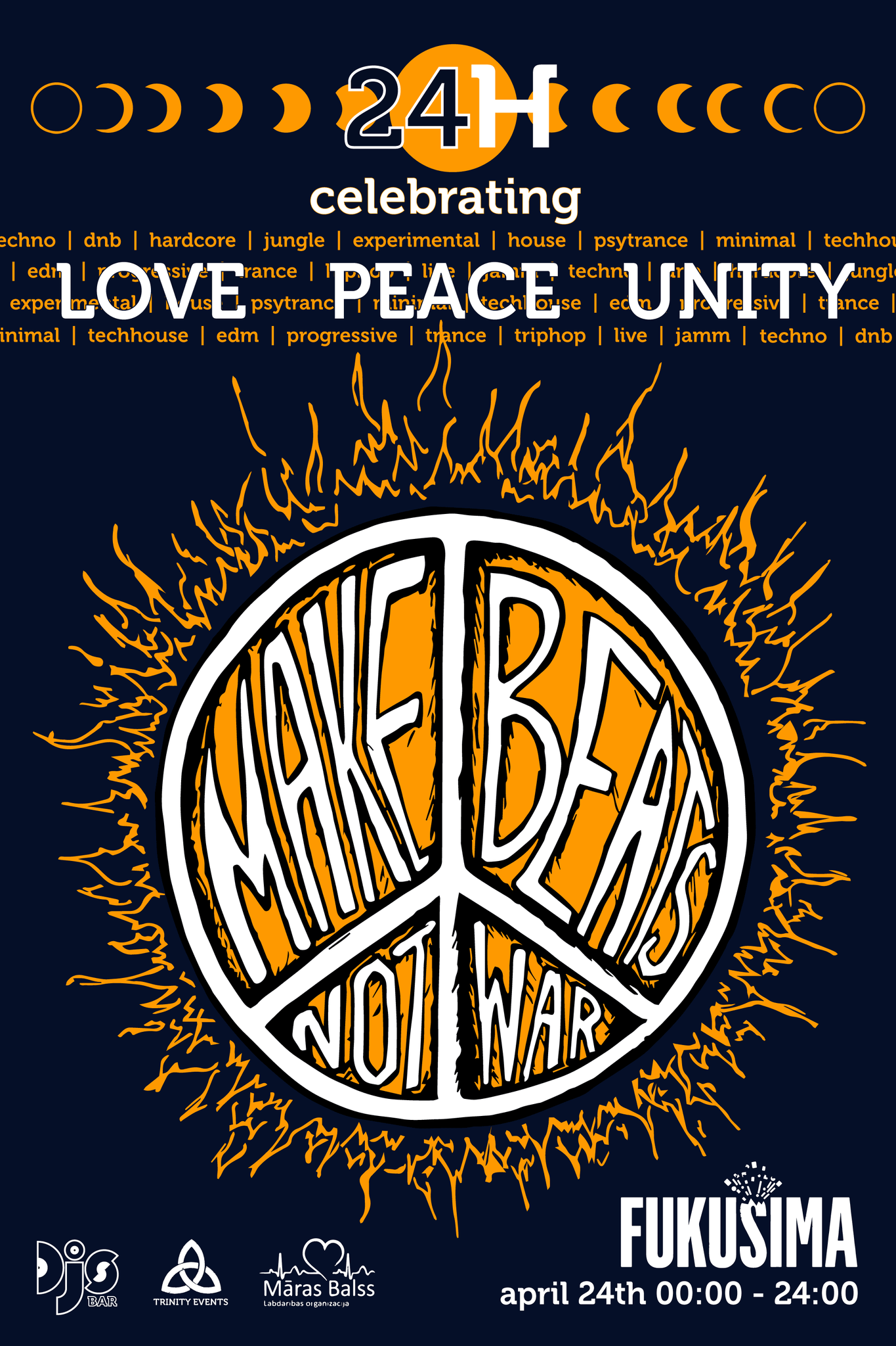 Fund raising event MAKE BEATS, NOT WAR