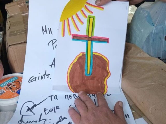 Nogādājām Ukrainā Rīgas Lutera draudzes ziedoto palīdzību