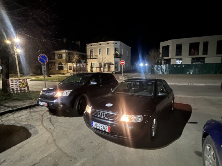 Palīdzējām nogādāt automašīnas Ukrainas aizstāvjiem – Honda CRV un Audi A3